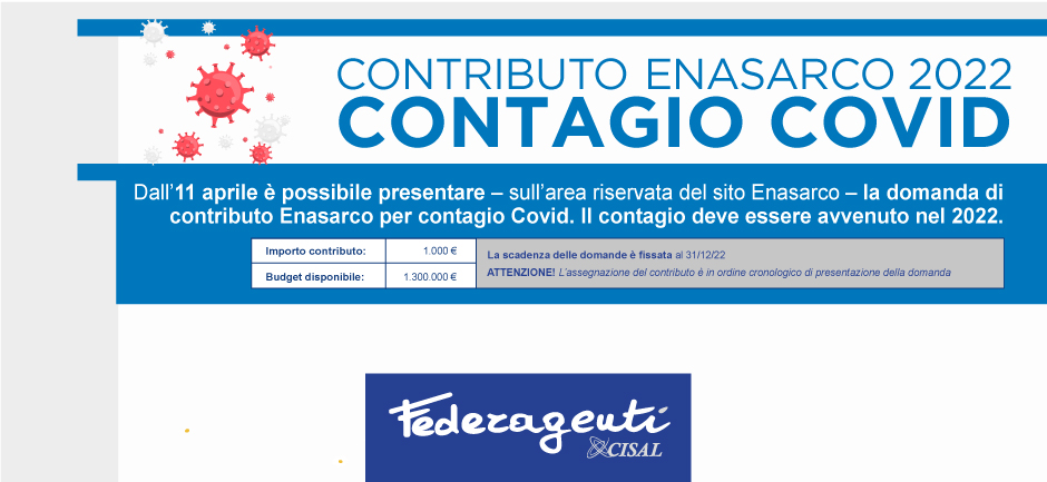 Federagenti - Contributo Enasarco Contagio Covid 2022