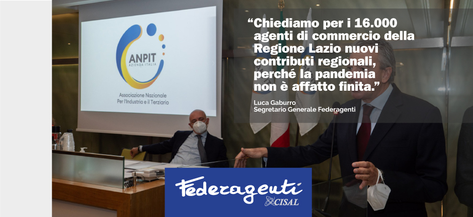 Federagenti - Luca Gaburro chiede più aiuti per gli agenti di commercio della Regione Lazio